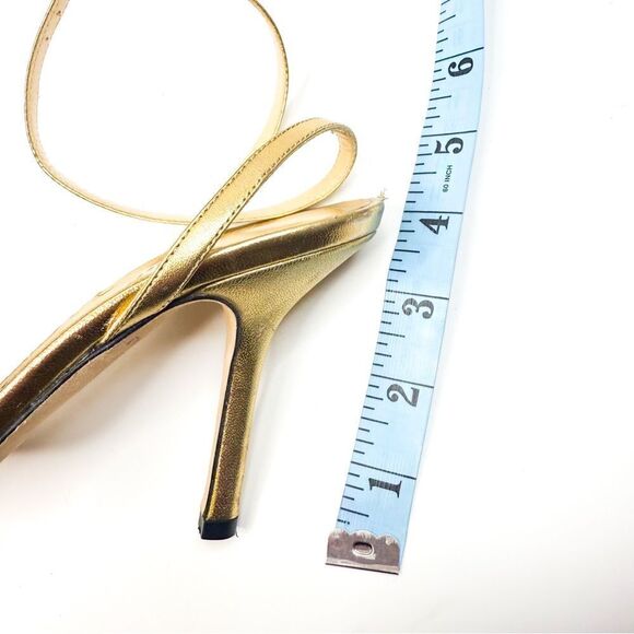 Kate Spade Women’s Gold & Black Bow Heels - Size 6.5 - Made in Italy! - Picture 9 of 9